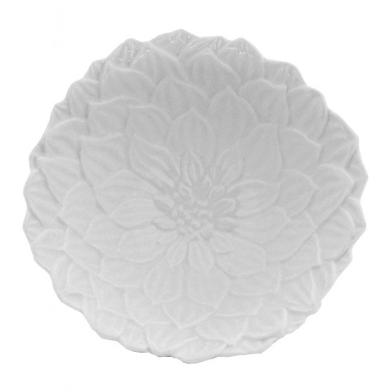 Bowl 400ml 15cm De Diâmetro Por 6,3cm De Altura Porcelana Daisy Branco 
